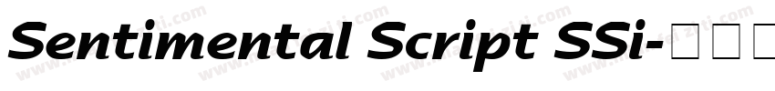 Sentimental Script SSi字体转换